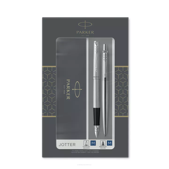 Parker Jotter Duo Pióro Wieczne + Długopis Kulkowy Zestaw Prezentowy parkerpapeterie.pl